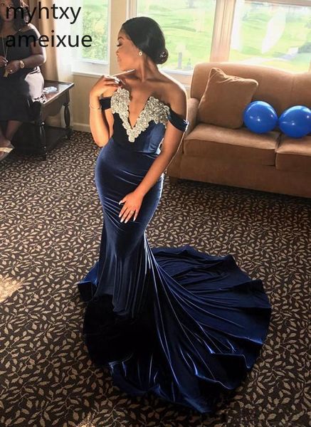 navy blue velvet mermaid long evening dress sweep train off-the-shoulder luxury beads crystal prom gowns carpet celebrit, White;black
navy blue velvet mermaid long evening dress sweep train off-the-shoulder luxury beads crystal prom gowns carpet celebrit, White;black