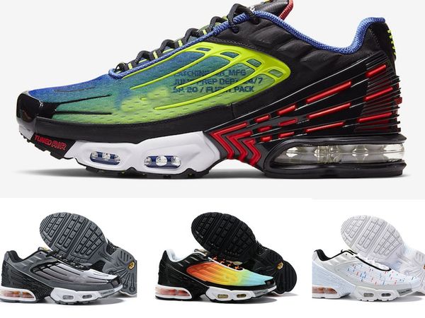 2020new Designs 2019 Plus III 3 TN Mens desig настроенные кроссовки классический открытый tn черный белый Спорт плюс кроссовки мужчины requin Blue Spider