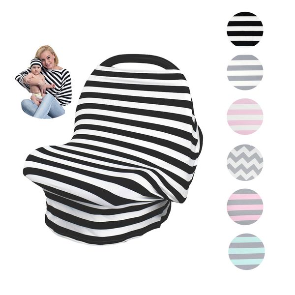 15548 stripe stretchy car seat cover infant baby carseat canopy privacy nursing cover breastfeeding cover
15548 stripe stretchy car seat cover infant baby carseat canopy privacy nursing cover breastfeeding cover