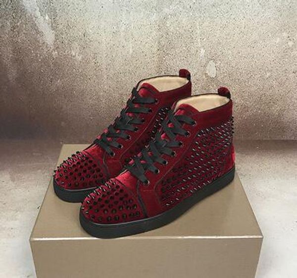 2019 new designer studded spikes casual flats for men women party lovers red bottom sneakers luxury fashion 35-46 wholesale, Black
2019 new designer studded spikes casual flats for men women party lovers red bottom sneakers luxury fashion 35-46 wholesale, Black