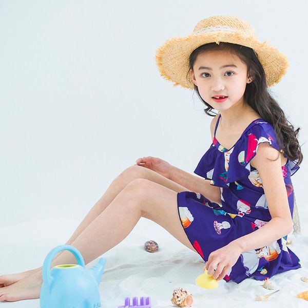 lovely swimwear baby girls bikini print one off-shoulder swimsuit bathing swimming one-piece clothing, White
lovely swimwear baby girls bikini print one off-shoulder swimsuit bathing swimming one-piece clothing, White