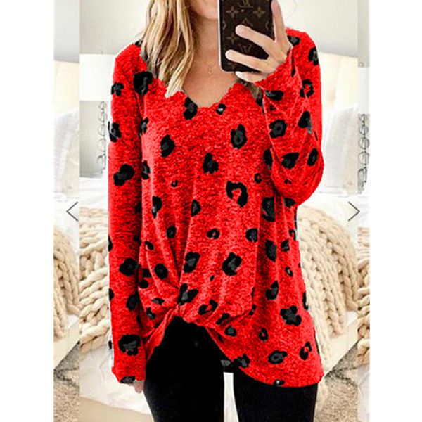 spring ladies v neck tshirts leopard loose long sleeve female tees solid pullover casual womens clothing, White
spring ladies v neck tshirts leopard loose long sleeve female tees solid pullover casual womens clothing, White