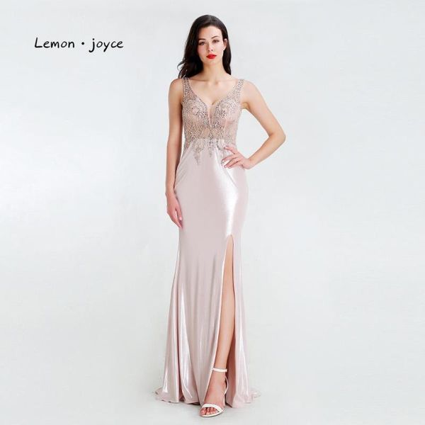 lemon joyce formal evening dresses 2020 new v-neck split beaded mermaid gorgeous party evening gowns plus size, White;black
lemon joyce formal evening dresses 2020 new v-neck split beaded mermaid gorgeous party evening gowns plus size, White;black