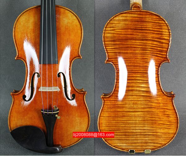 single board violin 4/4 solid wood pure natural tiger pattern red light violin with brazilian bow playing an instrument
single board violin 4/4 solid wood pure natural tiger pattern red light violin with brazilian bow playing an instrument