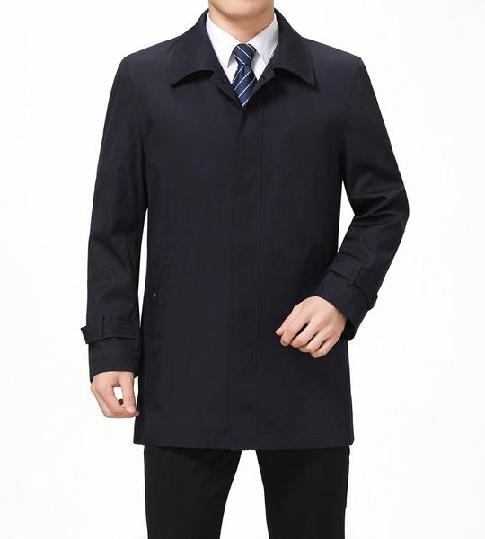 fashion trend autumn mens business designer trench coats lapel neck long sleeve outerwear casual middleaged and elder coats, Tan;black
fashion trend autumn mens business designer trench coats lapel neck long sleeve outerwear casual middleaged and elder coats, Tan;black