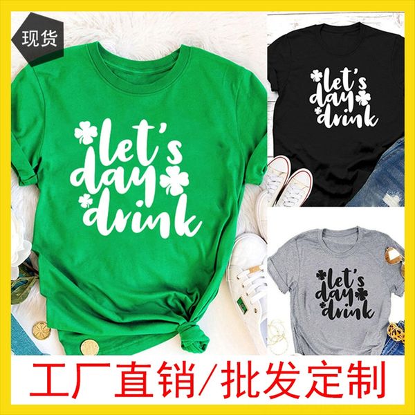 women's let day drink letter short sleeve women's let day t-shirt drink letter short sleeve t-shirt, White
women's let day drink letter short sleeve women's let day t-shirt drink letter short sleeve t-shirt, White
