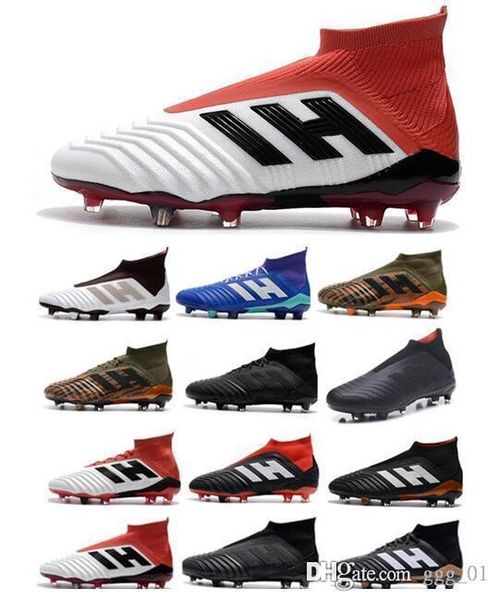 men predator 18 /18.1 fg soccer cleats chaussures de football boots mens high soccer shoes predator 18 soccer boots 
men predator 18 /18.1 fg soccer cleats chaussures de football boots mens high soccer shoes predator 18 soccer boots