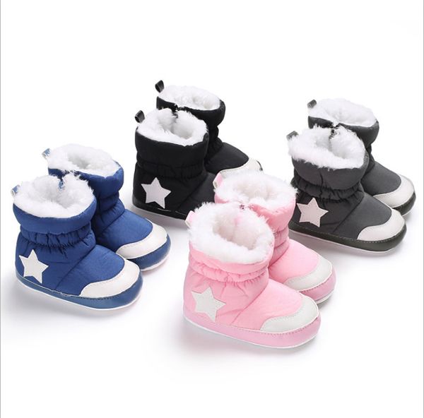 babyshoes winter 0-1 years old men and women baby shoes soft snow boots five-pointed star thick baby toddler shoes, Black;grey
babyshoes winter 0-1 years old men and women baby shoes soft snow boots five-pointed star thick baby toddler shoes, Black;grey