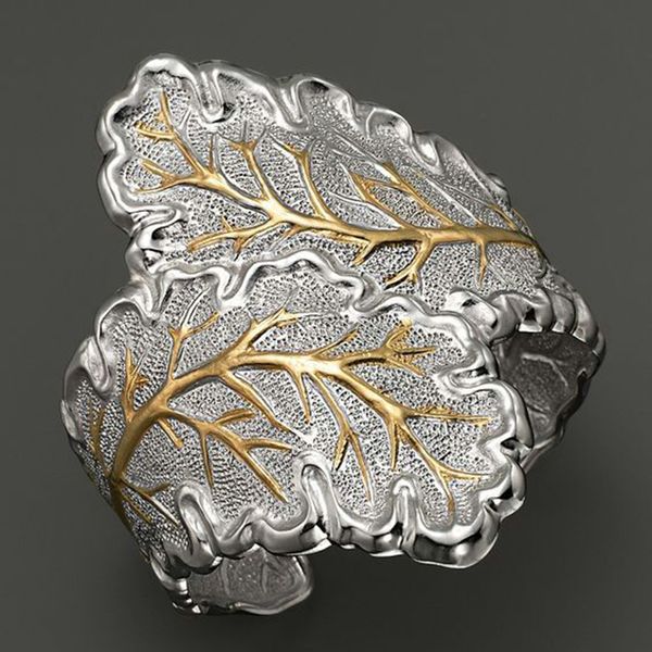 vintage jewelry retro silver color gold ornament large leaf rings men women open cuff cocktail finger ring punk style z3m110, Golden;silver
vintage jewelry retro silver color gold ornament large leaf rings men women open cuff cocktail finger ring punk style z3m110, Golden;silver