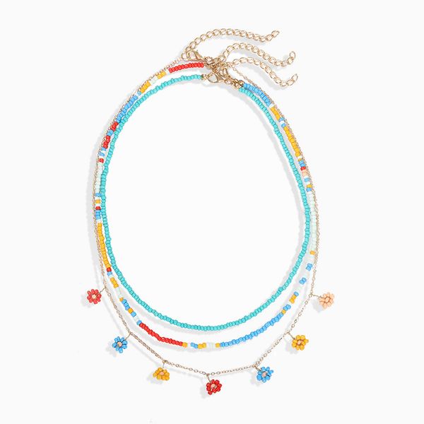 pendant necklaces 2021 bohemian handmade bead necklace for women est fashion summer cute flower wedding jewelry wholesale, Silver
pendant necklaces 2021 bohemian handmade bead necklace for women est fashion summer cute flower wedding jewelry wholesale, Silver