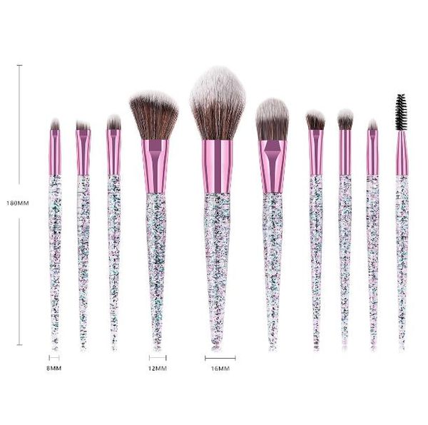 makeup brushes set 10pcs brush tools & accessories for eyeshadow eyebrow blush cosmetics drop shipping 
makeup brushes set 10pcs brush tools & accessories for eyeshadow eyebrow blush cosmetics drop shipping