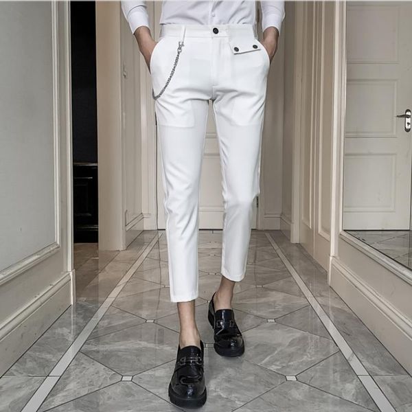 2020brand clothing men pure cotton business suit trousers/male slim fit white black casual pants men dress suit
2020brand clothing men pure cotton business suit trousers/male slim fit white black casual pants men dress suit