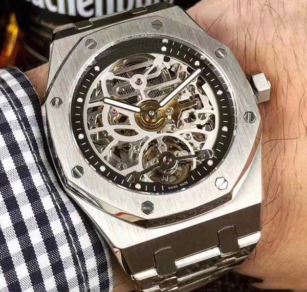 Оптовые мужские часы ROYAL OAK серии серебряный корпус полый циферблат автоматическая механическая сталь ремешок часы часы для мужчин бесплатная доставка
Оптовые мужские часы ROYAL OAK серии серебряный корпус полый циферблат автоматическая механическая сталь ремешок часы часы для мужчин бесплатная доставка