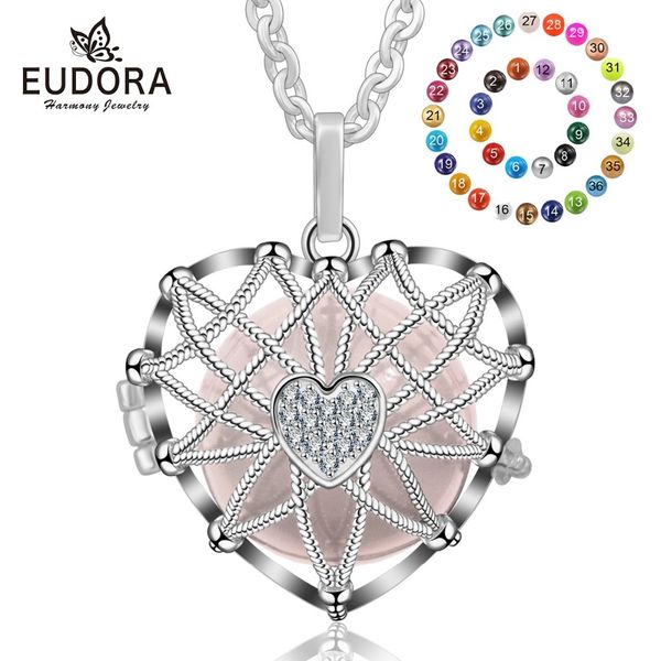 eudora 20mm silver color harmony bola ball love heart locket cage pendant fit diy chime ball necklace jewelry for women k245n20
eudora 20mm silver color harmony bola ball love heart locket cage pendant fit diy chime ball necklace jewelry for women k245n20