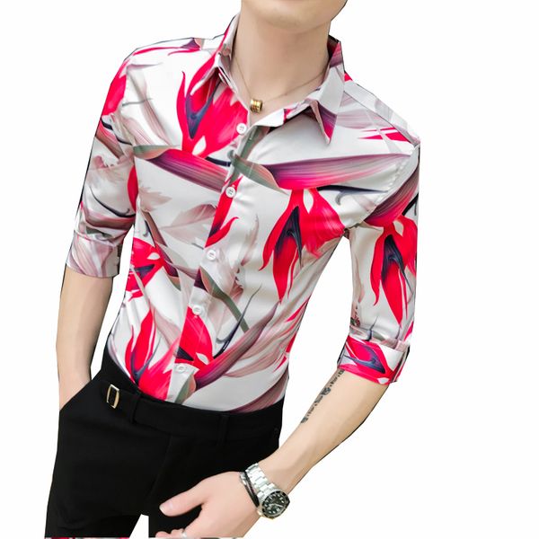 fashion men floral shirt brand new men clothes 2020 streetwear half sleeve men's social shirts slim fit casual blouse homme 3xl, White;black
fashion men floral shirt brand new men clothes 2020 streetwear half sleeve men's social shirts slim fit casual blouse homme 3xl, White;black