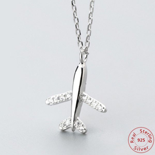real 925 sterling silver s925 silver plane aircraft pendant necklace airplane fashion cz crystal jewelry chain new
real 925 sterling silver s925 silver plane aircraft pendant necklace airplane fashion cz crystal jewelry chain new