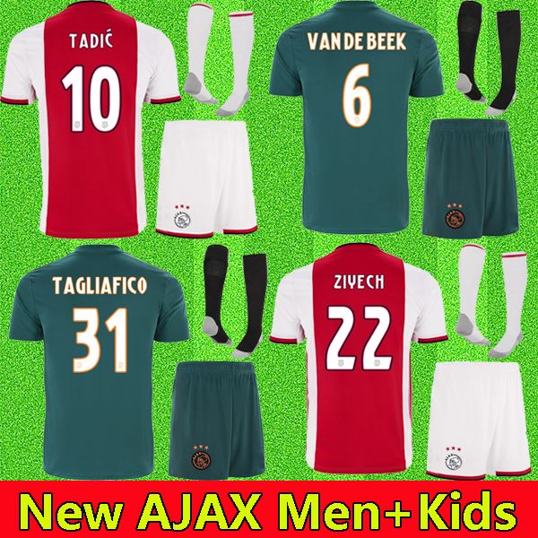 19 20 ajax fc soccer jerseys promes álvarez amsterdam van de beek neres 2019 2020 huntelaar tadic ziyech football shirt men and kids sets, Black
19 20 ajax fc soccer jerseys promes álvarez amsterdam van de beek neres 2019 2020 huntelaar tadic ziyech football shirt men and kids sets, Black