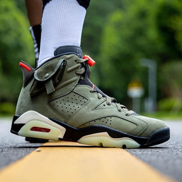 travis scotti x basketball shoes 6s cactus jack army green 2019 released suede mens high sport sneakers trainer
travis scotti x basketball shoes 6s cactus jack army green 2019 released suede mens high sport sneakers trainer