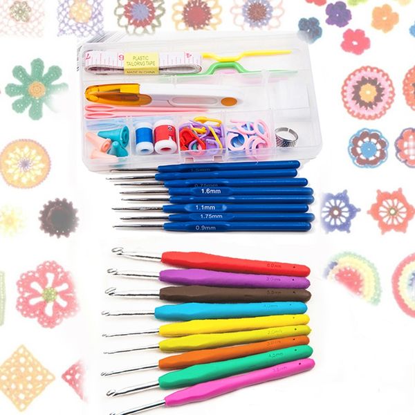 1 set crochet hooks needles 17 sizes sewing needles stitches knitting craft case crochet weaving sewing tools accessory, Black
1 set crochet hooks needles 17 sizes sewing needles stitches knitting craft case crochet weaving sewing tools accessory, Black