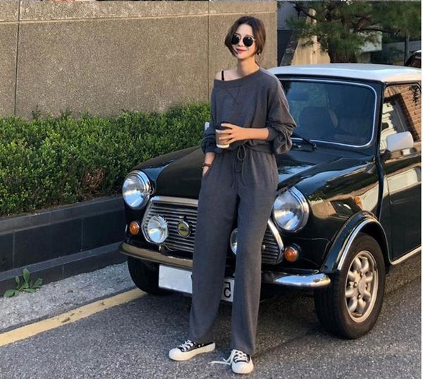 два piece set пуловер свитер костюм женщина высокая талия knit wide leg pants женщина костюм 2 piece set spring 2020, White
два piece set пуловер свитер костюм женщина высокая талия knit wide leg pants женщина костюм 2 piece set spring 2020, White