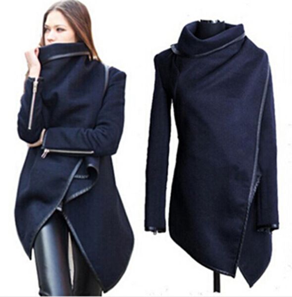 2019 women trench coats long cashmere overcoats trench down jackets woman wool coats fur manteau abrigos mujer, Black
2019 women trench coats long cashmere overcoats trench down jackets woman wool coats fur manteau abrigos mujer, Black