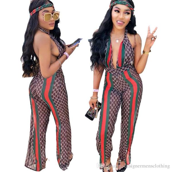 women summer digital printed jumpsuits deep v-neck backless nightclub wearing fashion female panelled full length apparel, Black;white
women summer digital printed jumpsuits deep v-neck backless nightclub wearing fashion female panelled full length apparel, Black;white
