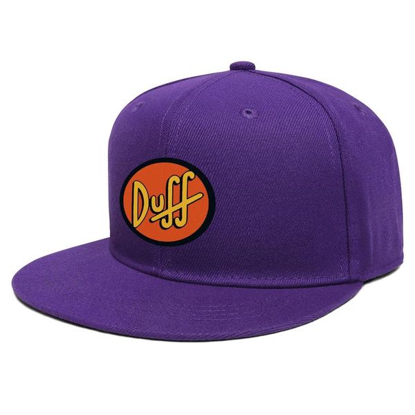 duff beer logo flat brim baseball cap designer hipster trucker hats, Blue;gray