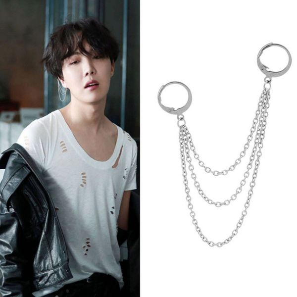 clip-on & screw back korea boys stud earring cuff stainless steel men punk rock hiphop ear clip wrap earrings tassel chain women earcuff uni, Silver
clip-on & screw back korea boys stud earring cuff stainless steel men punk rock hiphop ear clip wrap earrings tassel chain women earcuff uni, Silver