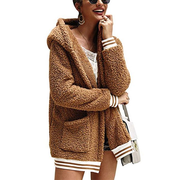 womens oversized open front hooded draped pockets cardigan coat with 6 colors asian size s-3xl ing, Black
womens oversized open front hooded draped pockets cardigan coat with 6 colors asian size s-3xl ing, Black