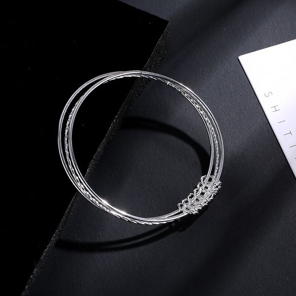 national style women's bracelet electroplated bright silver geometric circle bracelet accessories small jewelry, Black
national style women's bracelet electroplated bright silver geometric circle bracelet accessories small jewelry, Black