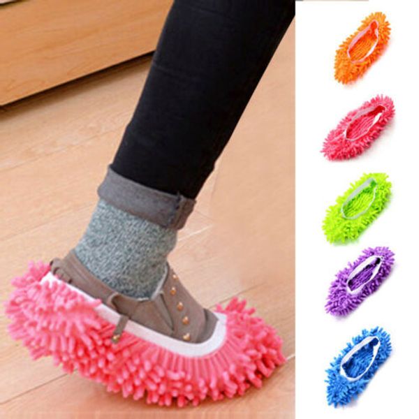 men women chenille mop slippers lazy floor foot shoes non slip polishing cleaning home tool, Black
men women chenille mop slippers lazy floor foot shoes non slip polishing cleaning home tool, Black