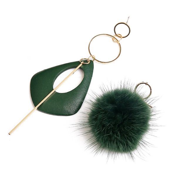 asymmetry earrings vintage geometric wooden alloy strip fur ball women gift(green, Silver
asymmetry earrings vintage geometric wooden alloy strip fur ball women gift(green, Silver