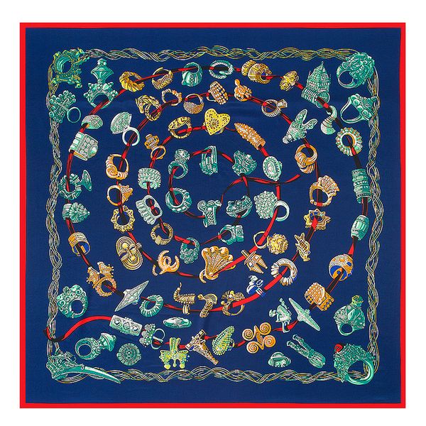 ring chain type shape 130*130cm twill silk scarf women square scarves new style tassel lady spring fashion female scarf party
ring chain type shape 130*130cm twill silk scarf women square scarves new style tassel lady spring fashion female scarf party