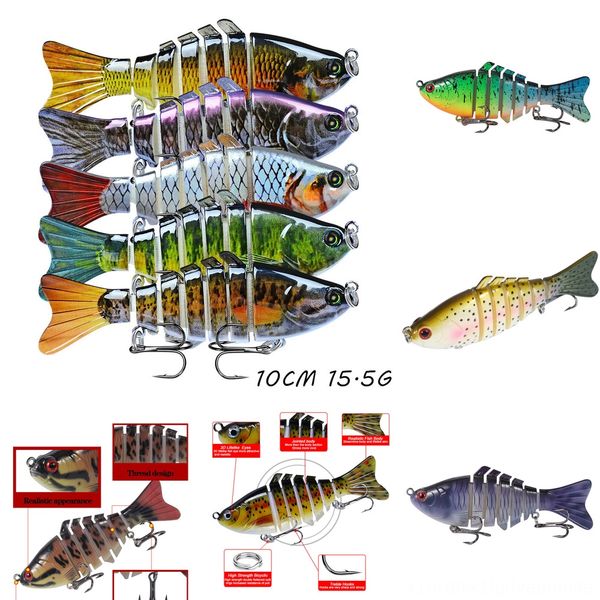 k5dzk box tackle box 5 grid hold type luya fishing (10cm * 15.5g) can bait 5 fake baits
k5dzk box tackle box 5 grid hold type luya fishing (10cm * 15.5g) can bait 5 fake baits