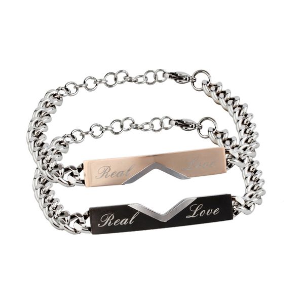personalized engrave couple bracelets for men women real love letter stainless steel customized bracelets, Black
personalized engrave couple bracelets for men women real love letter stainless steel customized bracelets, Black