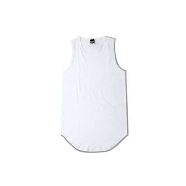 men summer hip hop extend long tank men's white vest fashion sleeveless cotton solid ing, Gray
men summer hip hop extend long tank men's white vest fashion sleeveless cotton solid ing, Gray