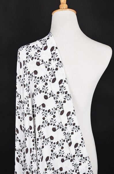 fashion 150cm plant flower silk cotton fabric christmas party dress coat printing super hollandais sequin textiles diy fabric c987, Black;white
fashion 150cm plant flower silk cotton fabric christmas party dress coat printing super hollandais sequin textiles diy fabric c987, Black;white