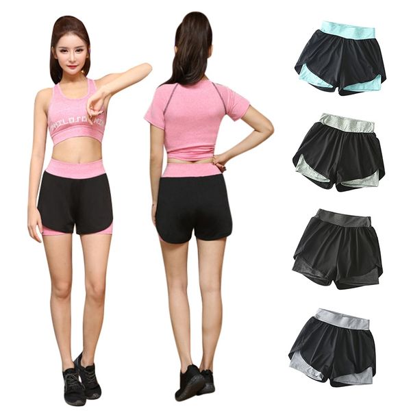 women skinny fitness shorts double layer summer shorts women elastic casual female joggings pantalones cortos mujer, White;red
women skinny fitness shorts double layer summer shorts women elastic casual female joggings pantalones cortos mujer, White;red