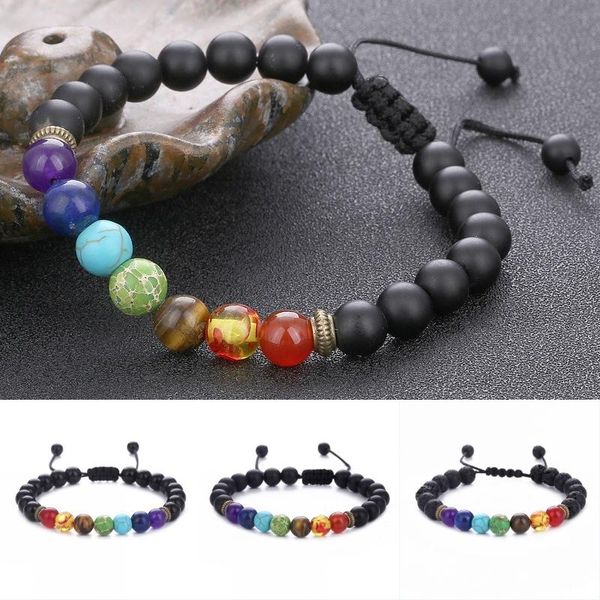 7 chakra yoga healing jewelry 8mm lava stone bracelet with essential oil diffuser aromatherapy bracelet 3 styles men women bangle, Black
7 chakra yoga healing jewelry 8mm lava stone bracelet with essential oil diffuser aromatherapy bracelet 3 styles men women bangle, Black
