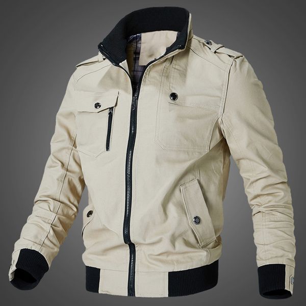 men's jackets regular stand collar jacket autumn multi-pocket coat loose long sleeve casual zipper cardigan, Black;brown
men's jackets regular stand collar jacket autumn multi-pocket coat loose long sleeve casual zipper cardigan, Black;brown