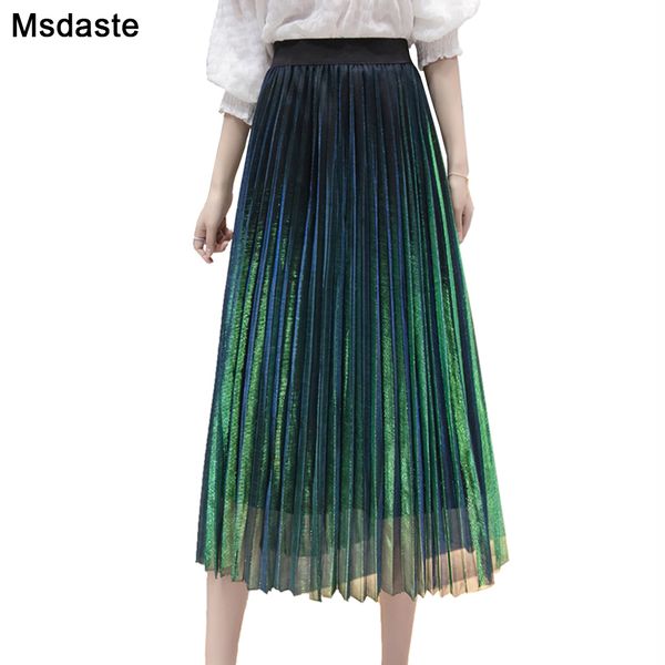 women summer pleated skirts 2019 mesh midi saia high waist vintage lace lady skirt jupe femme falda etek mujer gray purple green, Black;gray
women summer pleated skirts 2019 mesh midi saia high waist vintage lace lady skirt jupe femme falda etek mujer gray purple green, Black;gray