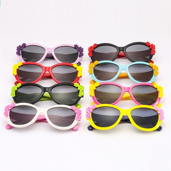 children sunglasses boys girls kids silicone safety flower polarized sun glasses, White;black
children sunglasses boys girls kids silicone safety flower polarized sun glasses, White;black