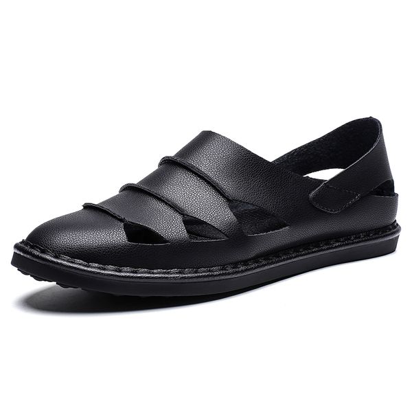 casual shoes new summer men beach sandals man slippers comfortable fashion sneakers leather outdoor male casual sandals, Black
casual shoes new summer men beach sandals man slippers comfortable fashion sneakers leather outdoor male casual sandals, Black
