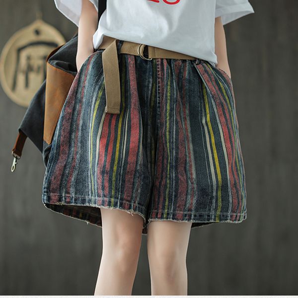 womens jeans denim shorts wide leg big loose bleached retro vintage casual fashion for spring summer az19131541, Blue
womens jeans denim shorts wide leg big loose bleached retro vintage casual fashion for spring summer az19131541, Blue