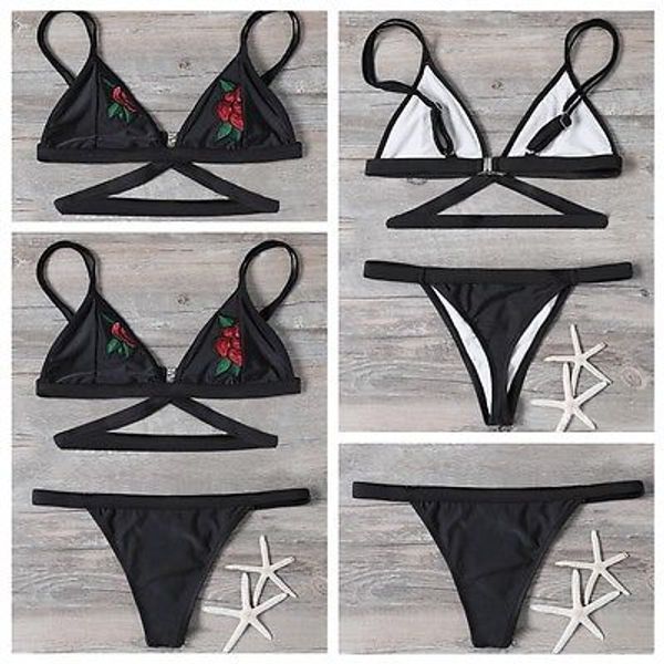 2018 women bikini sets swimsuit swimwear beachwear bathing push up bra black rose floral swimming suits
2018 women bikini sets swimsuit swimwear beachwear bathing push up bra black rose floral swimming suits