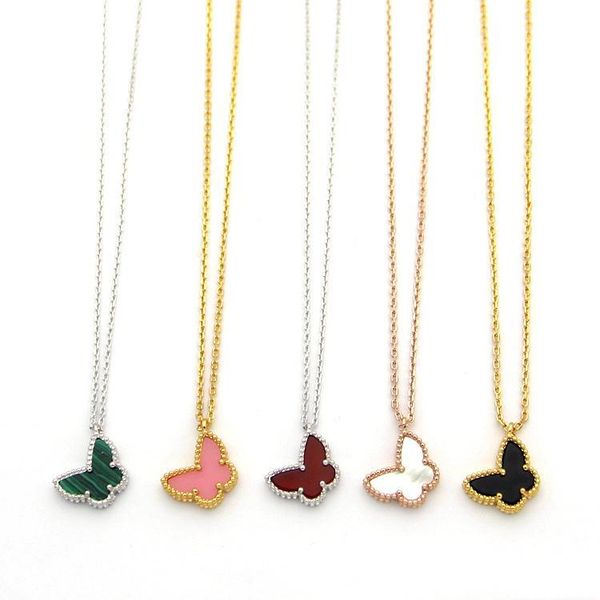 2019 brand new fashion titanium steel butterfly pendant women necklace valentine's day gift flowers love necklace chain jewelry wholesa, Silver
2019 brand new fashion titanium steel butterfly pendant women necklace valentine's day gift flowers love necklace chain jewelry wholesa, Silver