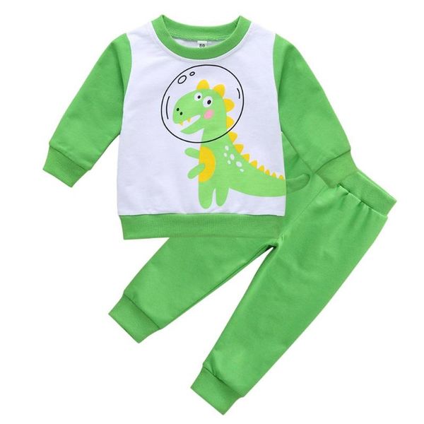 2pcs clothes set baby kid boy autumn breathable personality long sleeve dinosaur printing o-neck jumper solid trousers, White
2pcs clothes set baby kid boy autumn breathable personality long sleeve dinosaur printing o-neck jumper solid trousers, White