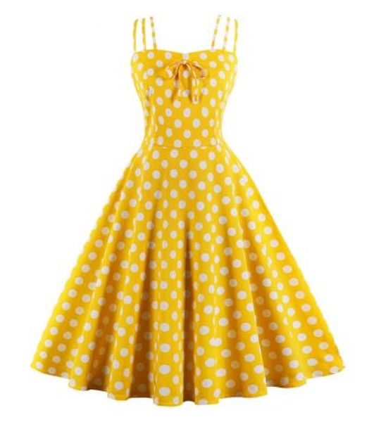 summer women hepburn dresses yellow retro cotton robe vintage dresses 50s 60s rockabilly pin up polka dot swing, Black;gray
summer women hepburn dresses yellow retro cotton robe vintage dresses 50s 60s rockabilly pin up polka dot swing, Black;gray