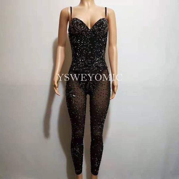 sparkle full black rhinestones mesh see through jumpsuit nightclub women dance show bodysuit leggings birthday party outfit y48, Black;red
sparkle full black rhinestones mesh see through jumpsuit nightclub women dance show bodysuit leggings birthday party outfit y48, Black;red