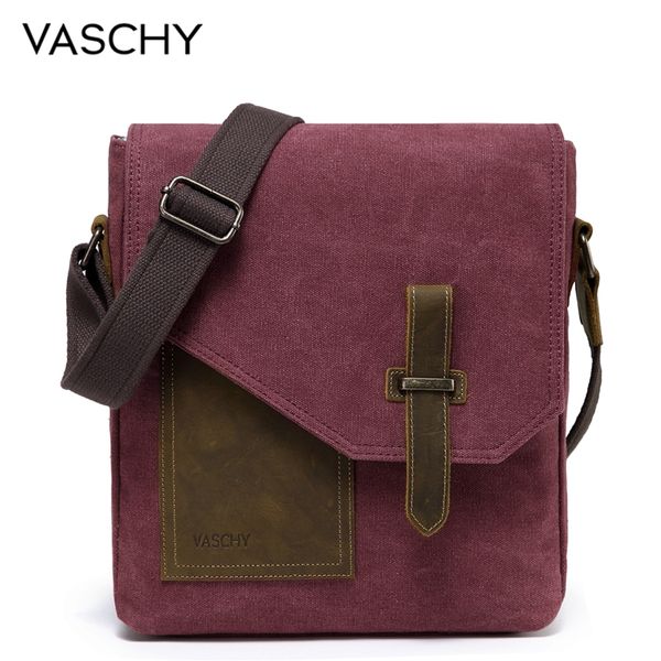 vaschy small messenger bag for women irregular water resistant canvas vintage cowhide leather shoulder crossbody bag burgundy
vaschy small messenger bag for women irregular water resistant canvas vintage cowhide leather shoulder crossbody bag burgundy